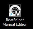デスクトップに表示される BoatSniper のアイコン